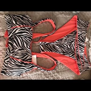 Two piece swim suit